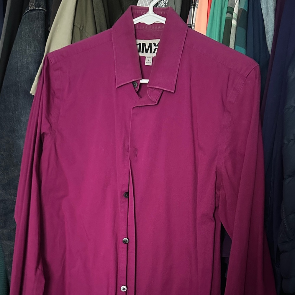 Express 1MX Dress Shirt - Vibrant Purple